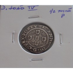D. João IV - 1/2 Tostão P -...