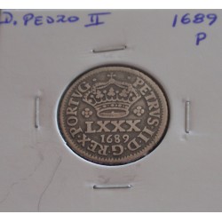 D. Pedro II - Tostão - 1689...