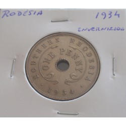 Rodésia - 1 Penny - 1934 (...