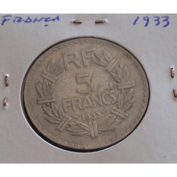 França - 5 Francs - 1933