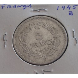 França - 5 Francs - 1945 B