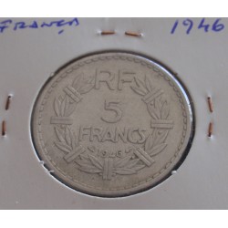 França - 5 Francs - 1946