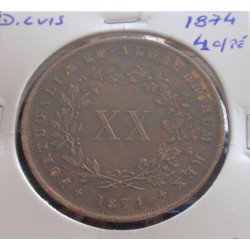 D. Luis - XX Réis - 1874 (...