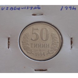 Uzbequistão - 50 Tiyin - 1994