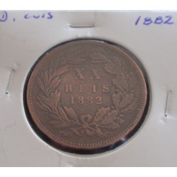D. Luis - XX Réis - 1882