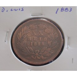 D. Luis - XX Réis - 1883