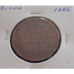 D. Luis - XX Réis - 1883