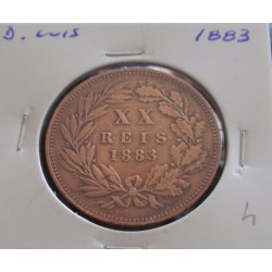 D. Luis - XX Réis - 1883