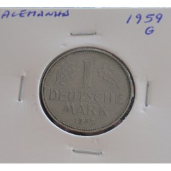 Alemanha - 1 Mark - 1959 G