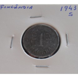 Finlândia - 1 Markka - 1943 S