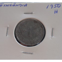 Finlândia - 1 Markka - 1950 H
