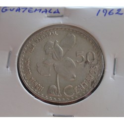Guatemala - 50 Centavos -...
