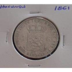 Holanda - 1 Gulden - 1861 -...