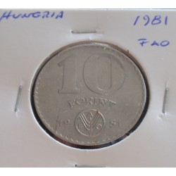 Hungria - 10 Forint - 1981...