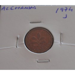 Alemanha - 1 Pfennig - 1974 J