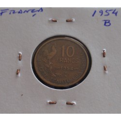 França - 10 Francs - 1954 B