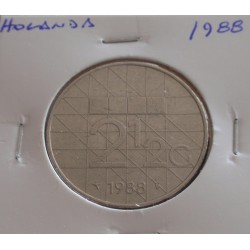 Holanda - 2 1/2 Gulden - 1988