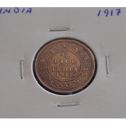 India - 1/2 Pice - 1917