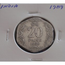 India - 20 Paise - 1989