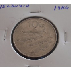 Islândia - 10 Kronur - 1984
