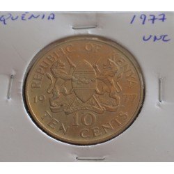 Quénia - 10 Cents - 1977 - Unc