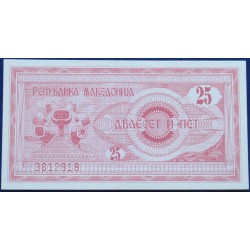 Macedónia - 25 Dinara -...