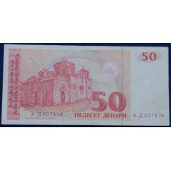 Macedónia - 50 Dinara - 1993