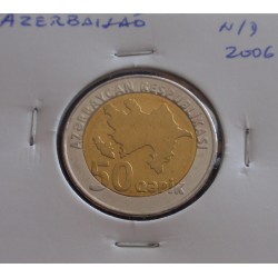 Azerbaijão - 50 Qapik - 2006