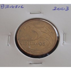 Brasil - 25 Centavos - 2003