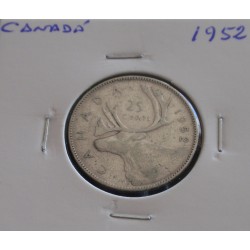 Canadá - 25 Cents - 1952 -...
