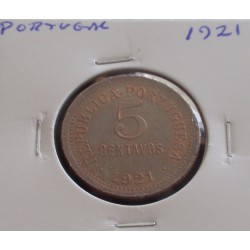 Portugal - 5 Centavos - 1921