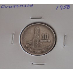 Guatemala - 10 Centavos -...