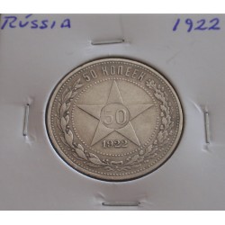 Rússia - 50 Kopeks - 1922 -...