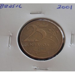 Brasil - 25 Centavos - 2001