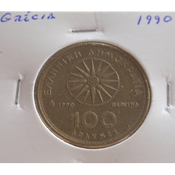 Grécia - 100 Drachmes - 1990