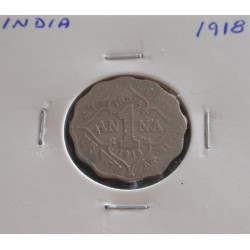 India - 1 Anna - 1918