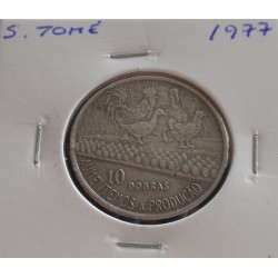 S. Tomé - 10 Dobras - 1977