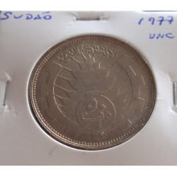 Sudão - 50 Dinars - 1977 - Unc