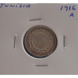 Tunísia - 50 Centimes -...