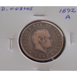 D. Carlos - 10 Réis - 1892 A