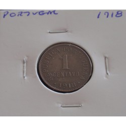 Portugal - 1 Centavo - 1918