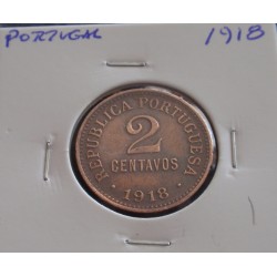 Portugal - 2 Centavos - 1918