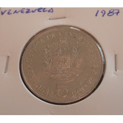 Venezuela - 5 Bolivares - 1987