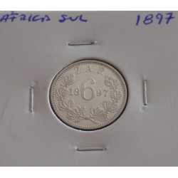 África do Sul - 6 Pence -...