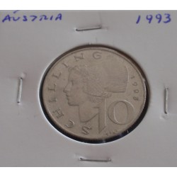 Áustria - 10 Schilling - 1993