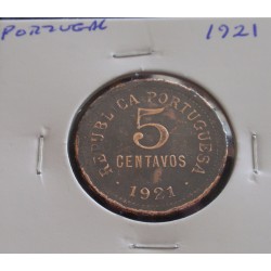 Portugal - 5 Centavos - 1921