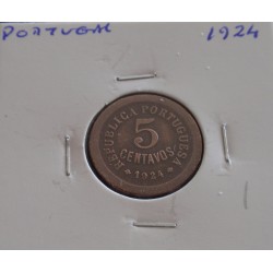 Portugal - 5 Centavos - 1924