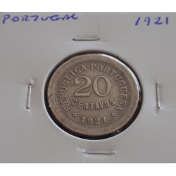 Portugal - 20 Centavos - 1921