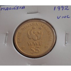 Malásia - 1 Ringgit - 1992...