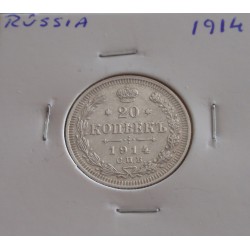 Rússia - 20 Kopeks - 1914 -...